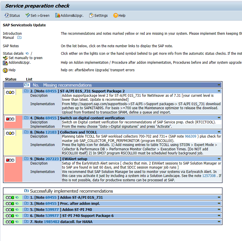 Display any sap note 1