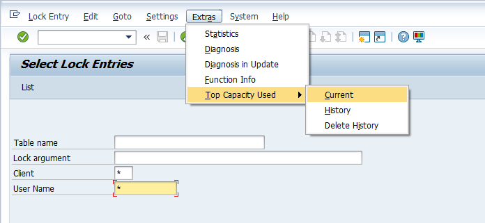 Sap user status table